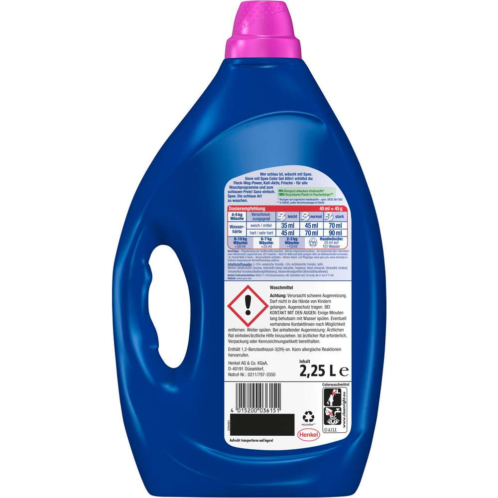 Produktabbildung Spee Color-Waschmittel Gel 4in1