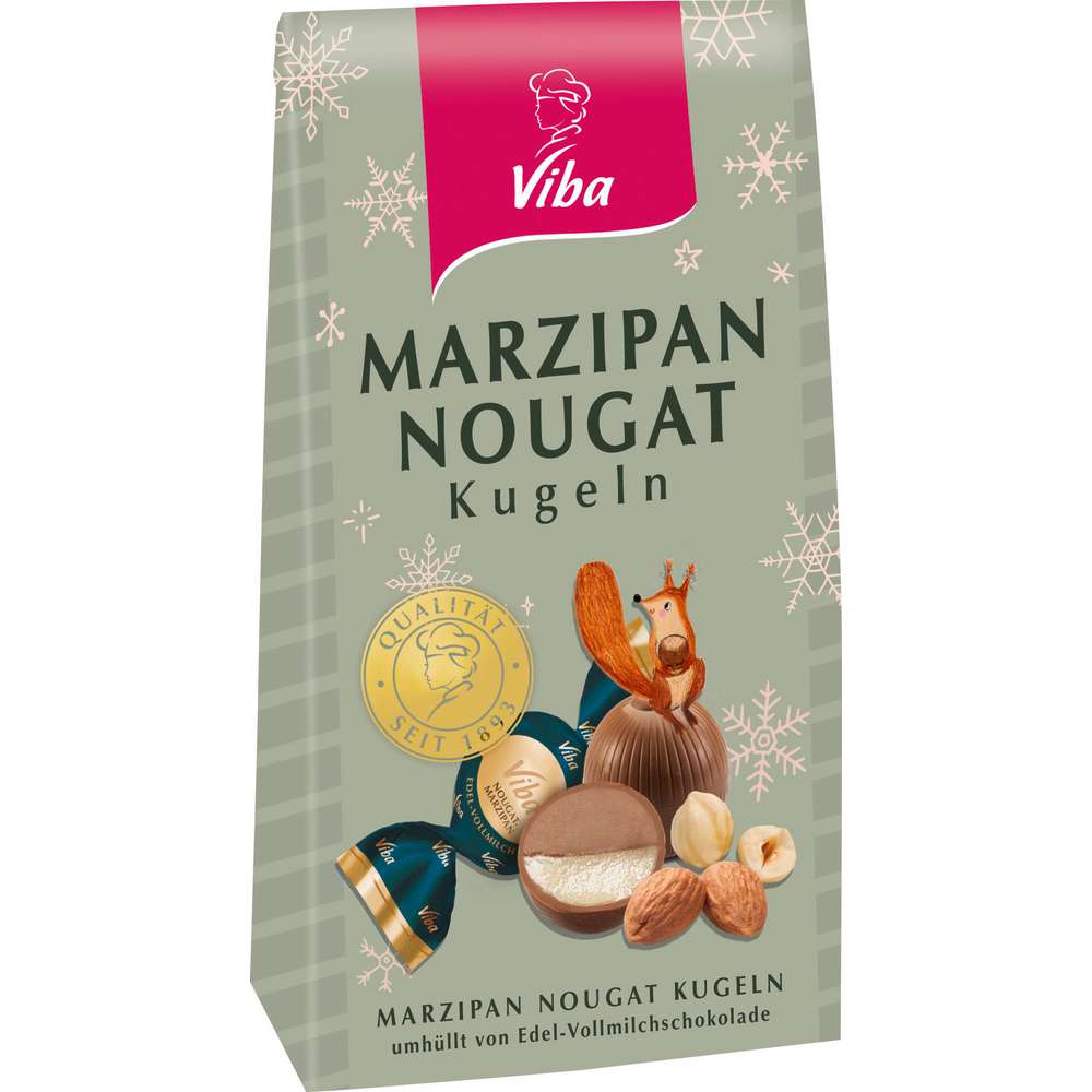 Produktabbildung Viba Pralinen Kugeln, Nougat-Marzipan