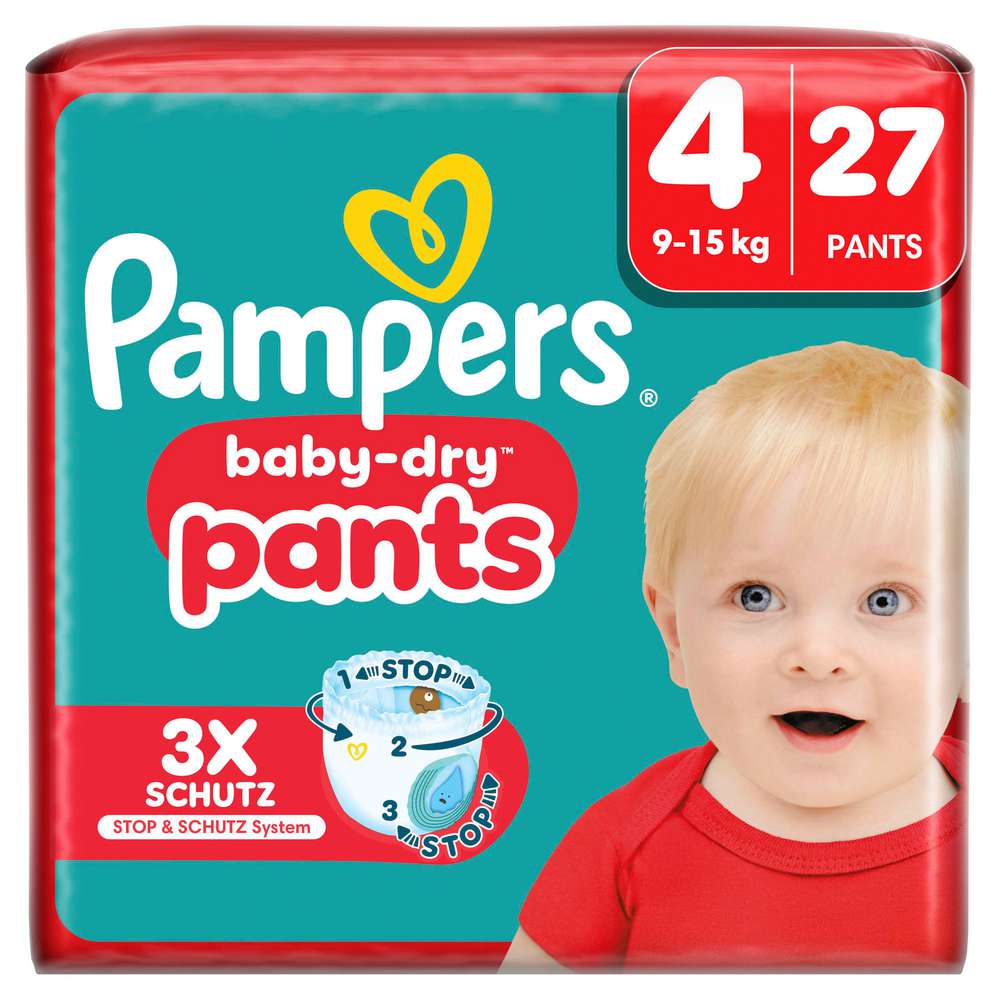 Produktabbildung Pampers Baby Pants Baby Dry Gr.4 Maxi 9-15kg
