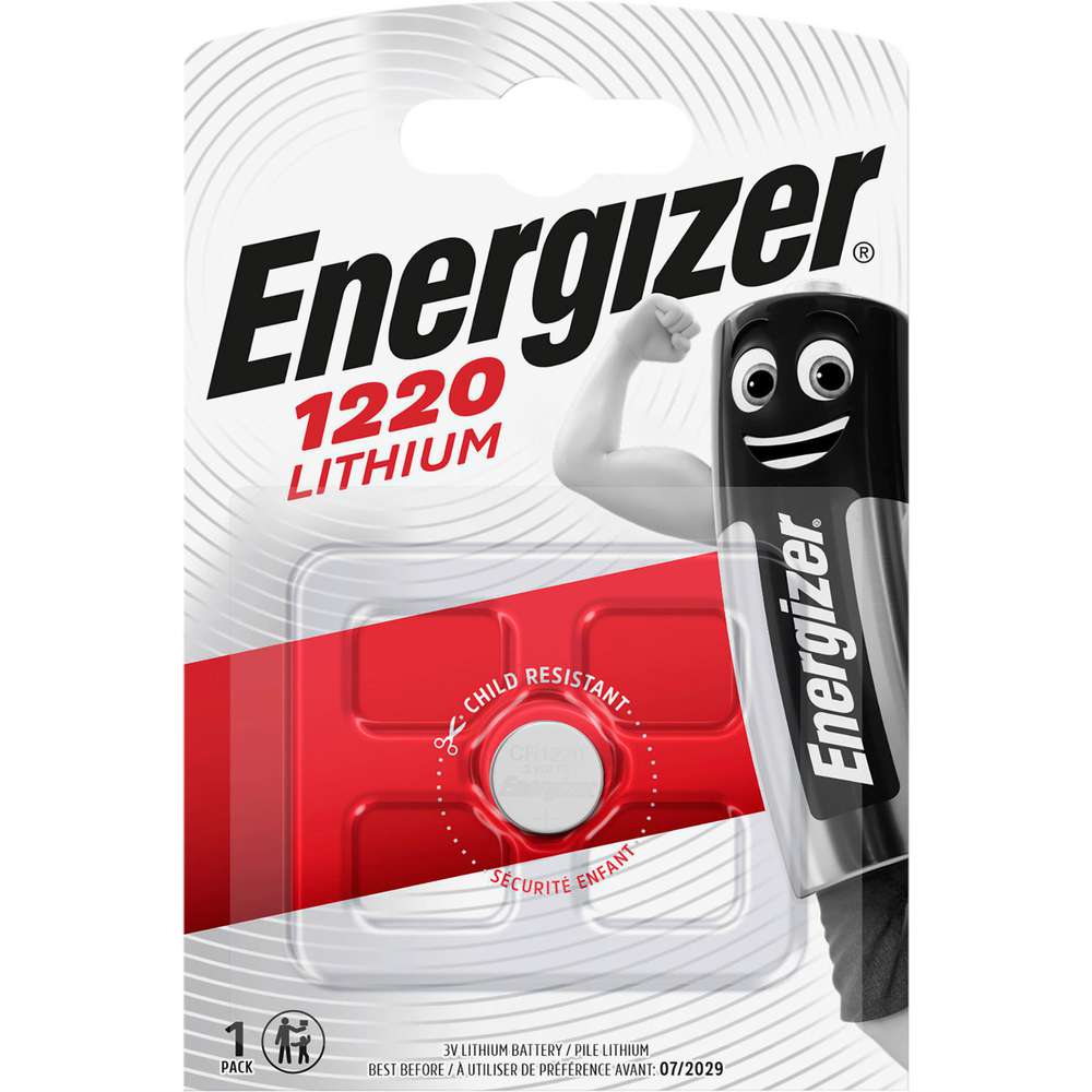 Produktabbildung Energizer Lithium Knopfbatterie CR1220