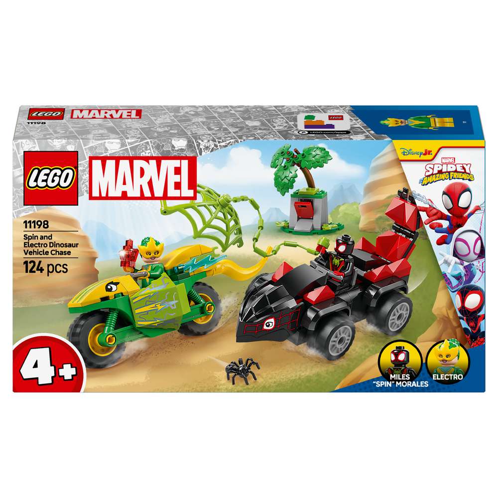 Produktabbildung Lego LEGO Marvel Actionspaß mit Spin und Electro in ihren Dino-Flitzern
