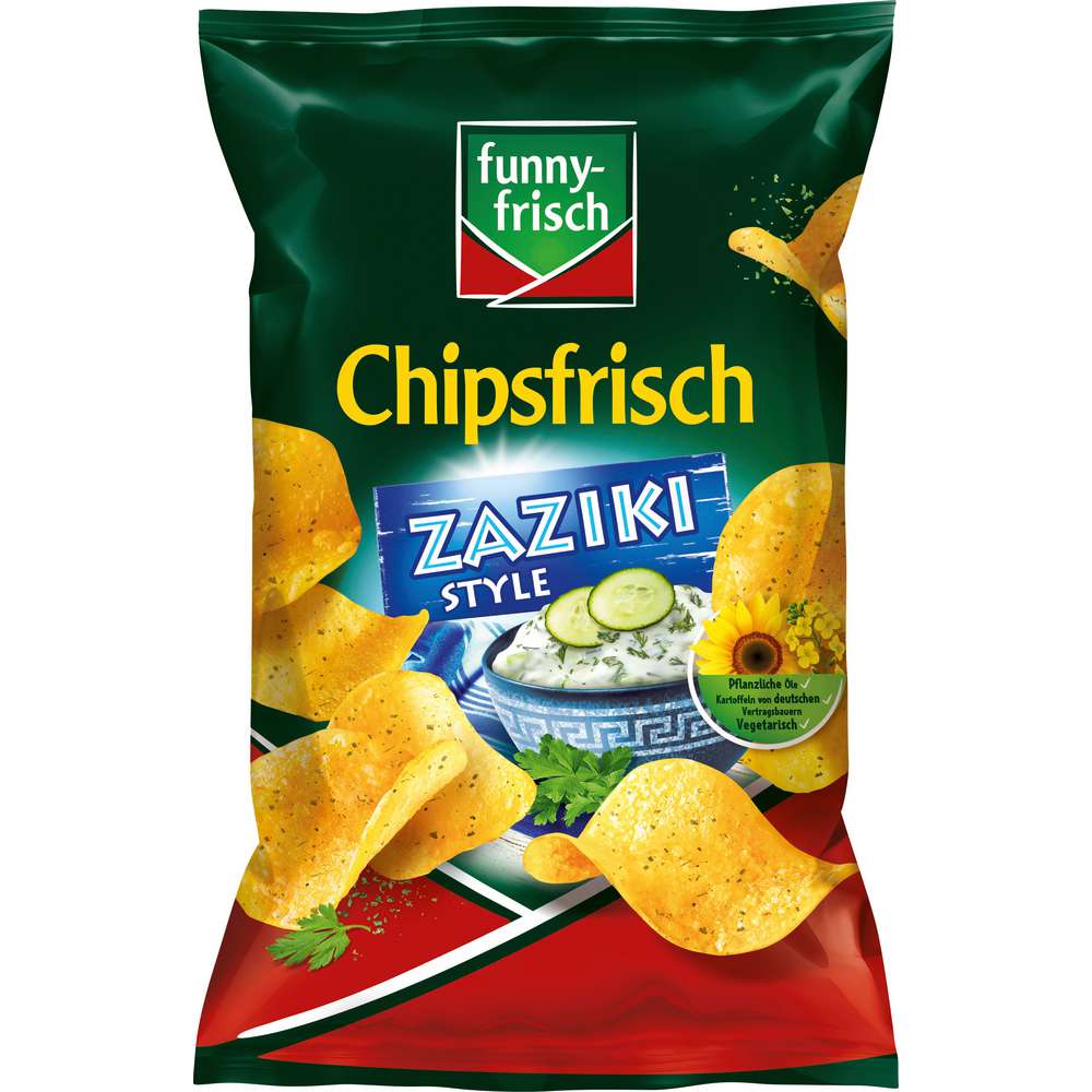 Produktabbildung funny-frisch Chipsfrisch, Zaziki Style