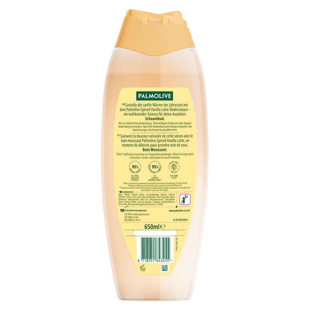 Produktabbildung PALMOLIVE Badeschaum, Vanilla Latte