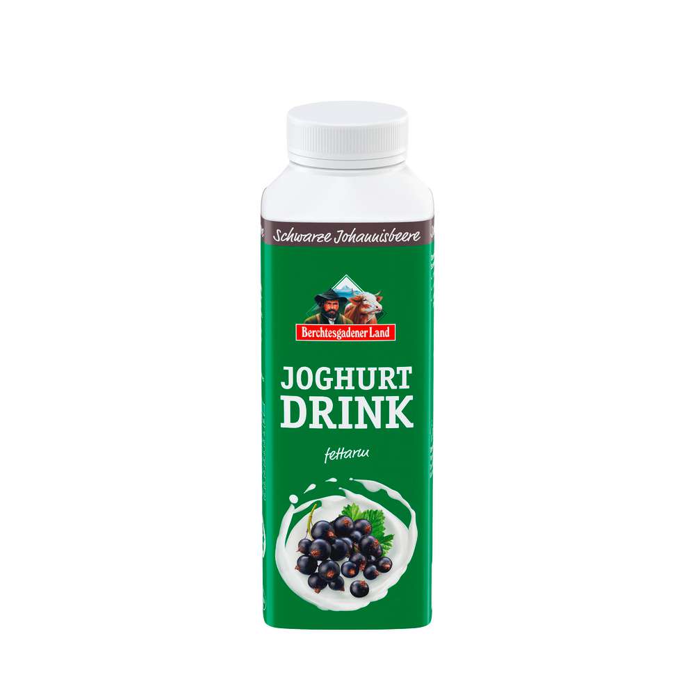 Produktabbildung Berchtesgadener Land Joghurt-Drink 1,8%, schwarze Johannisbeere