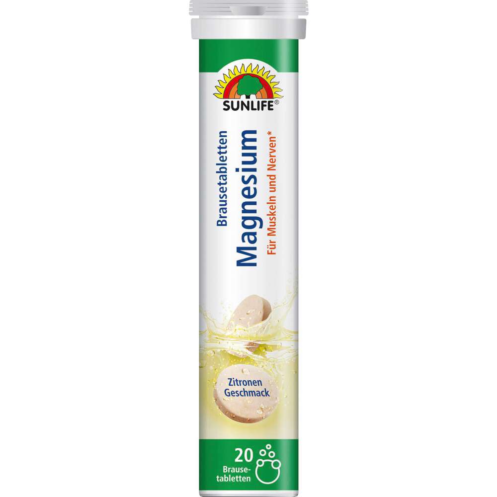 Produktabbildung Sunlife Magnesium Brausetabletten