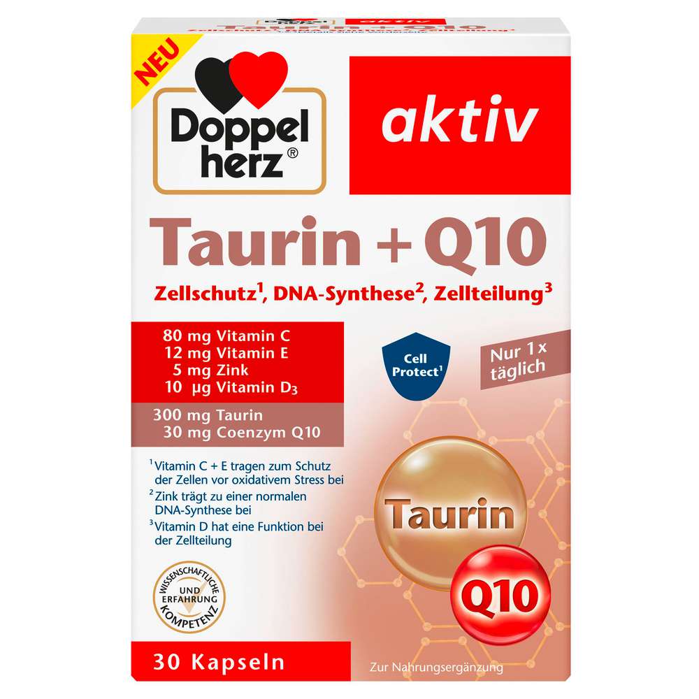 Produktabbildung Doppelherz Taurin + Q10 Kapseln