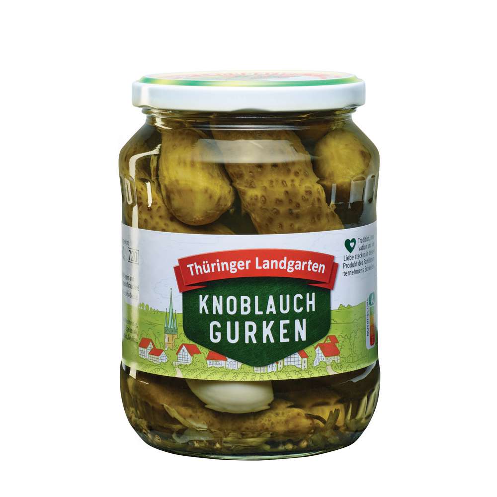 Produktabbildung Thüringer Landgarten Knoblauch-Gurken