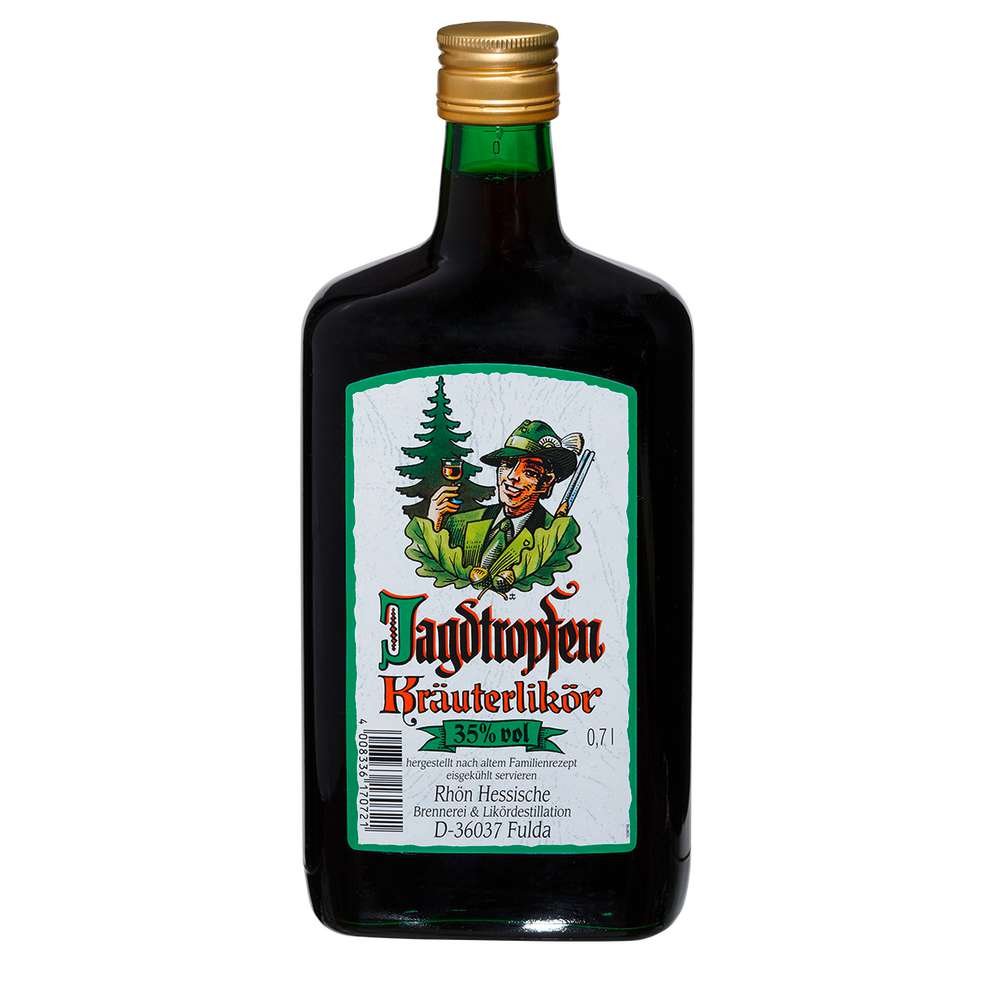 Produktabbildung Dworzak Spirituosen Kräuterlikör Rhön Jagdtropfen, 35 %