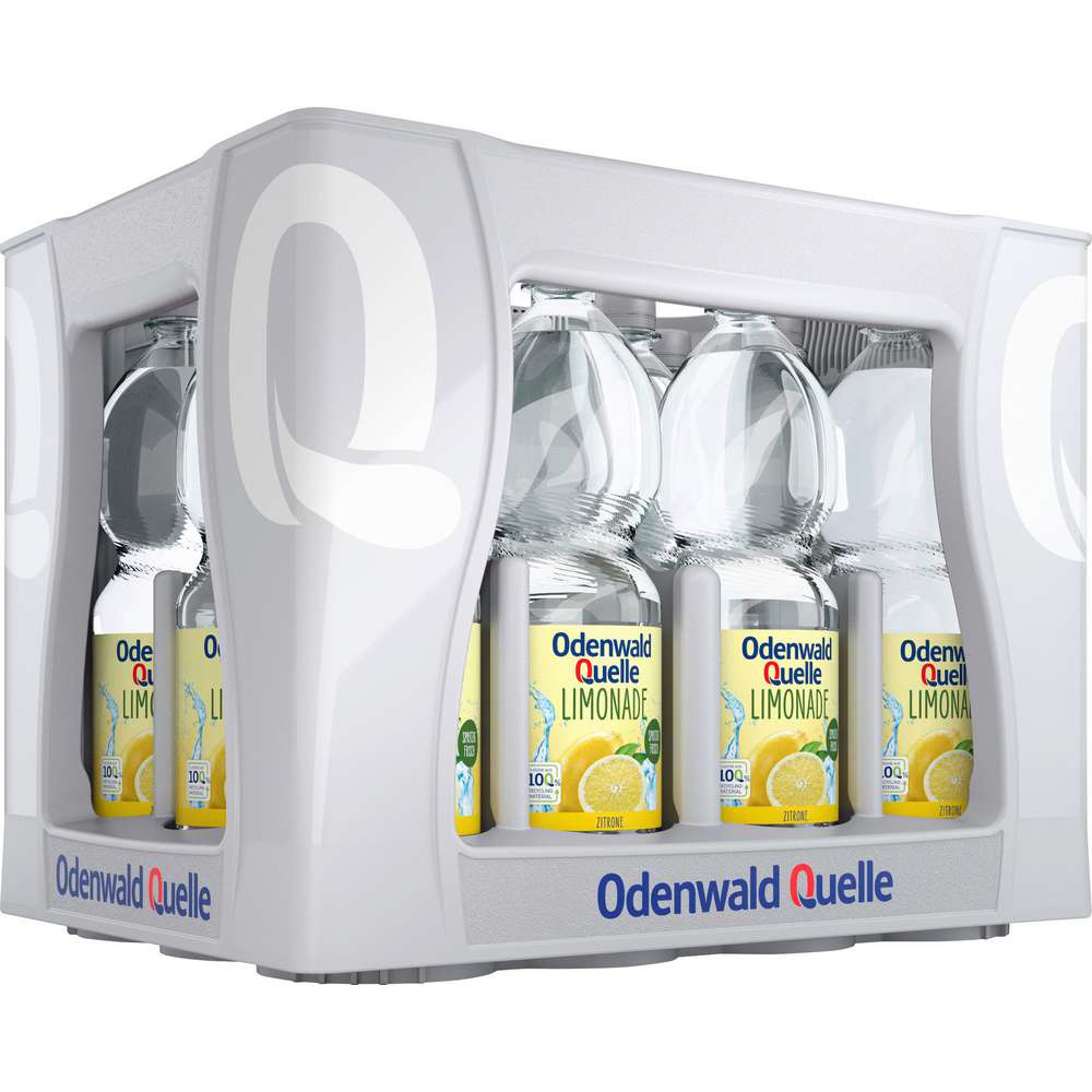 Produktabbildung Odenwald Quelle Zitronen Limonade (12x 1,000 Liter)