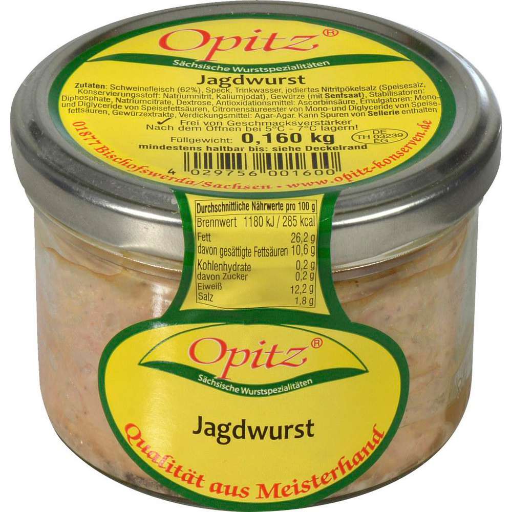 Produktabbildung Opitz Jagdwurst