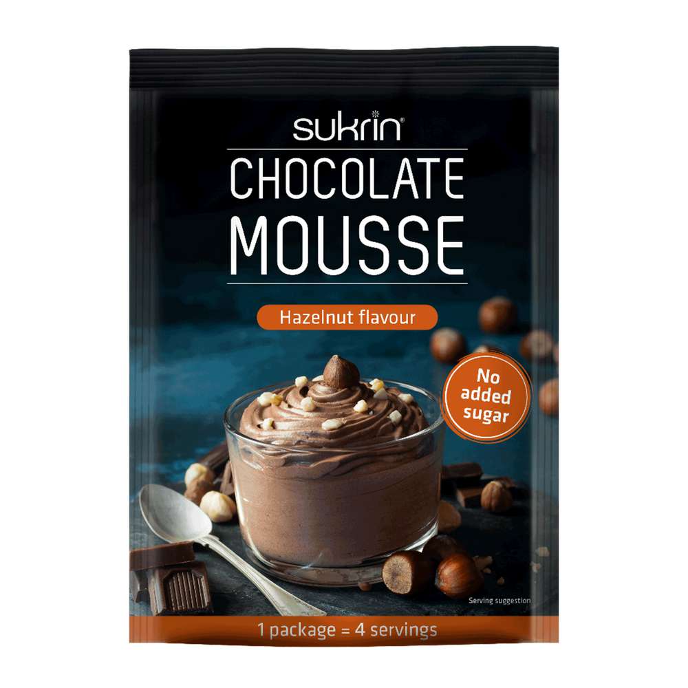 Produktabbildung Sukrin Schokoladen Mousse, Haselnuss