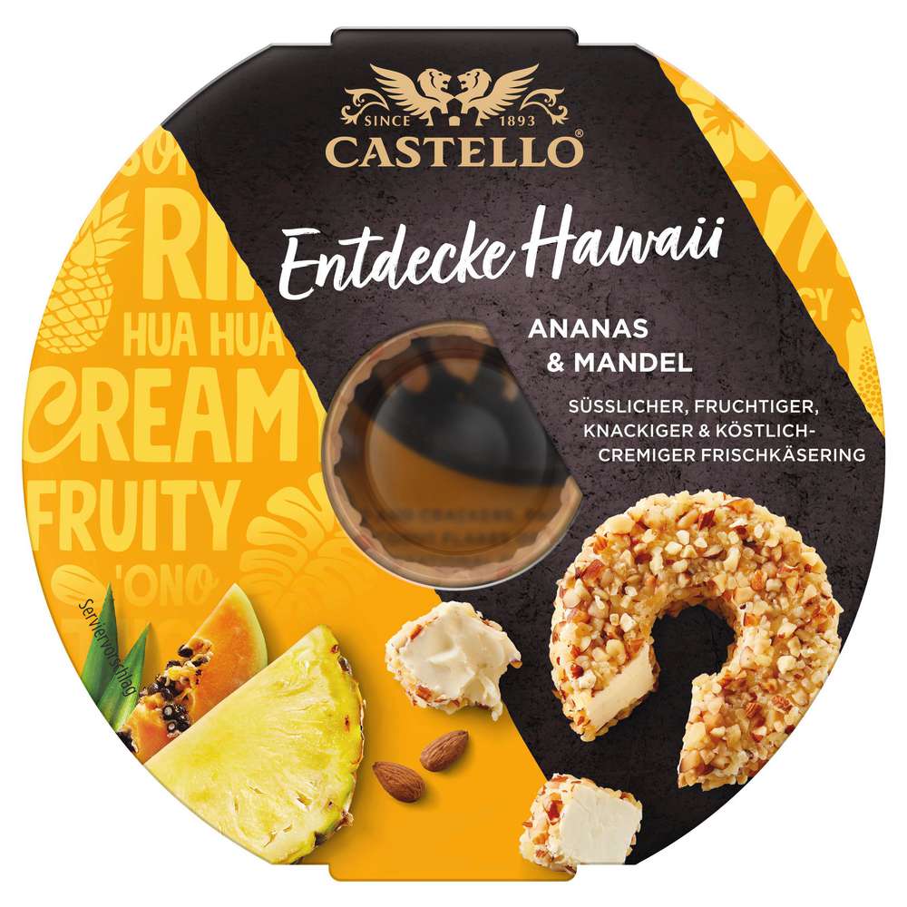 Produktabbildung Castello Frischkäse, Ananas/Mandel