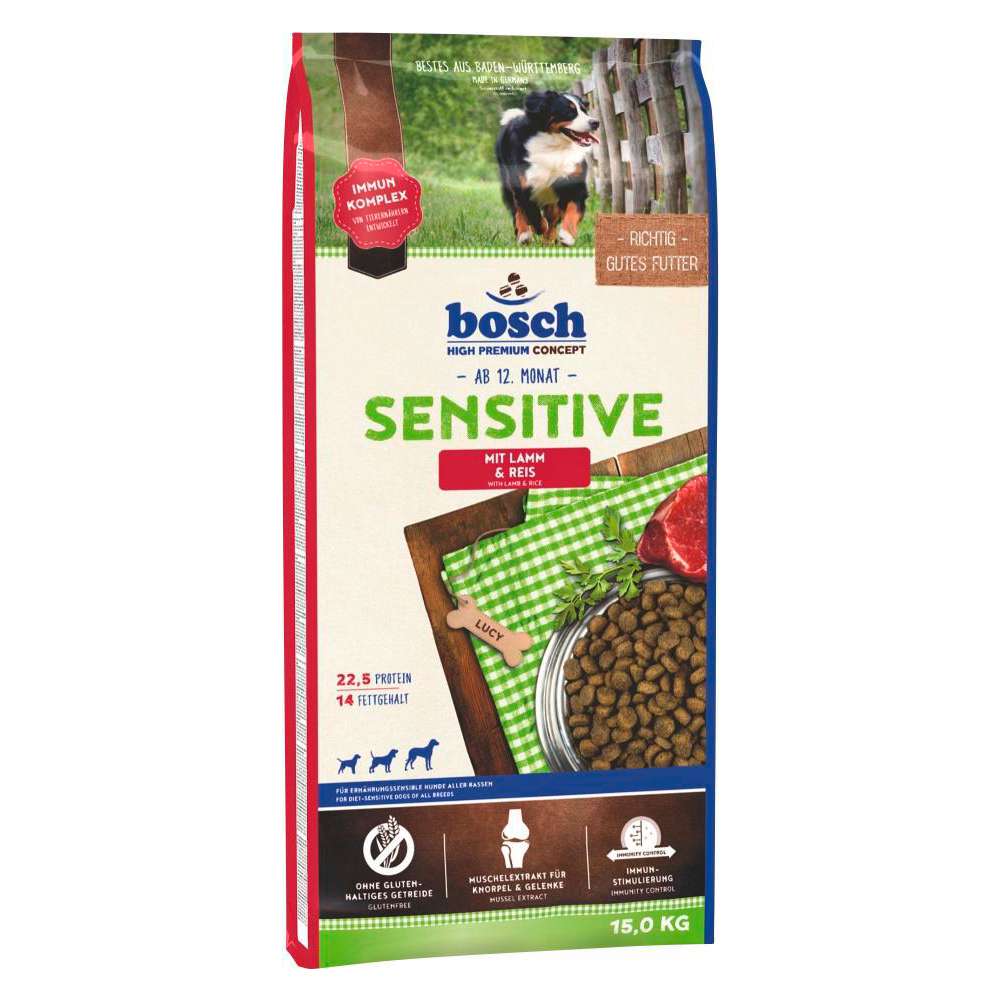 Produktabbildung Bosch Hunde-Trockenfutter Sensitive, Lamm/Reis
