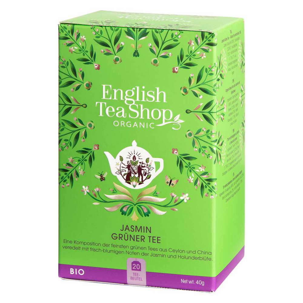 Produktabbildung English Tea Shop Bio Tee Organic, Jasmin Grüner Tee