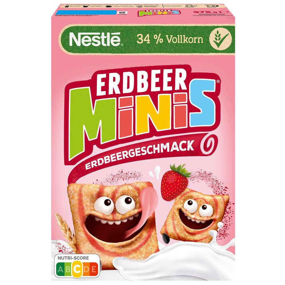 Produktabbildung Nestle Cornflakes Erdbeer Minis