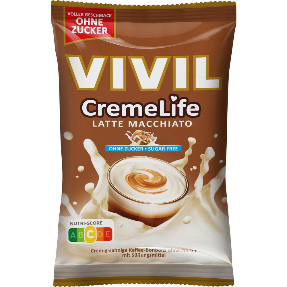 Produktabbildung Vivil Creme Life Classic Bonbons Latte Macchiato, ohne Zucker