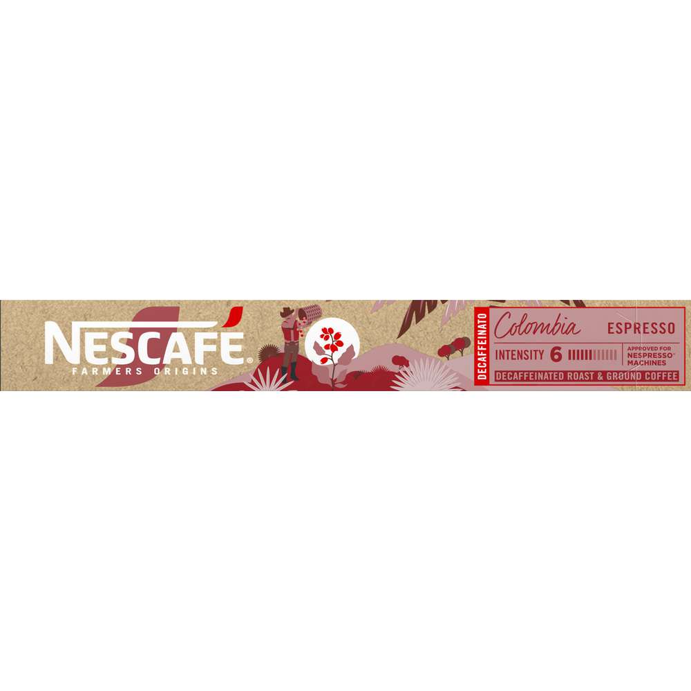 Produktabbildung Nescafe Kaffee-Kapseln Famers Origins Colombia, Decaffeinato Espresso