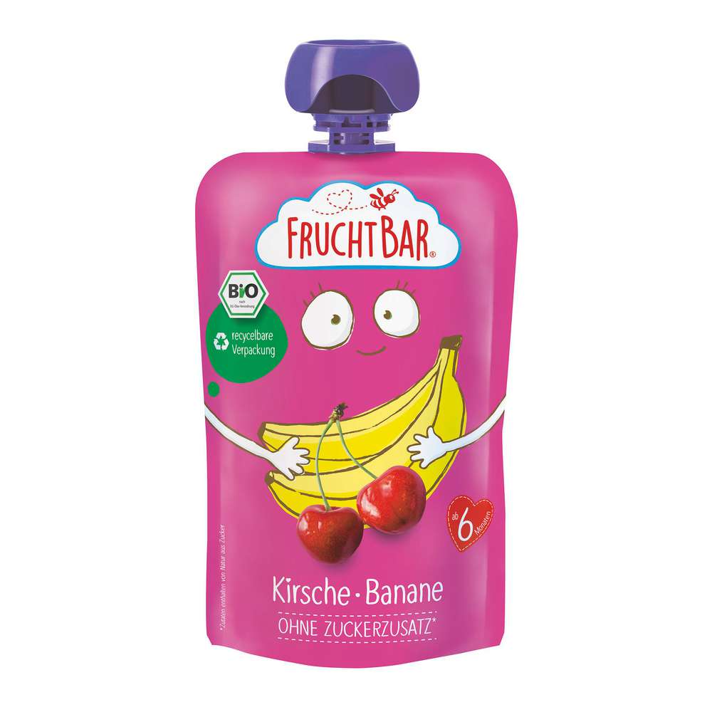 Produktabbildung Fruchtbar Quetschie, Kirsche/Banane