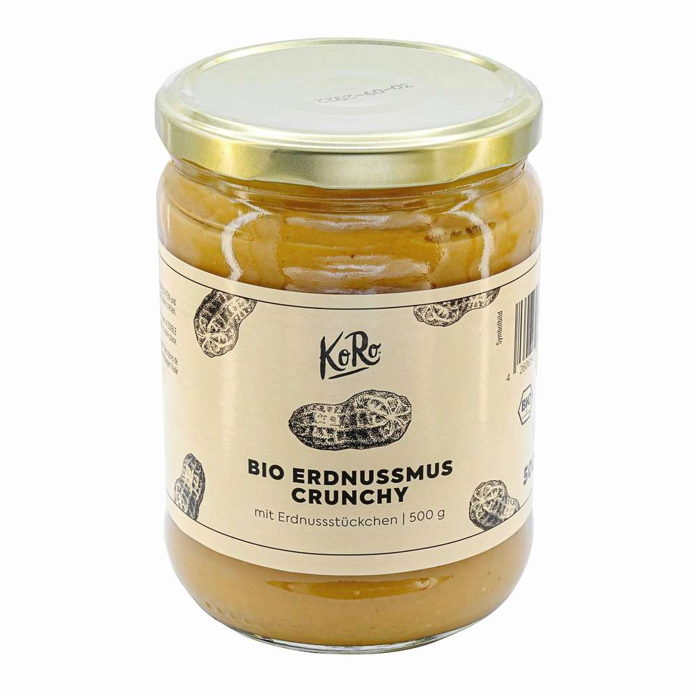 Produktabbildung KoRo Bio Crunchy Erdnussmus