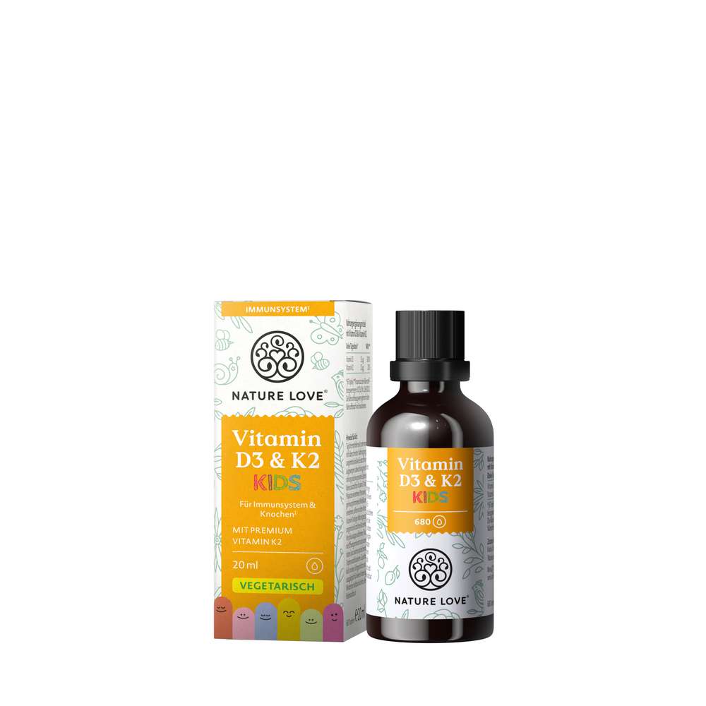 Produktabbildung Nature Love VitaminD3 & K2 Kids Tropfen