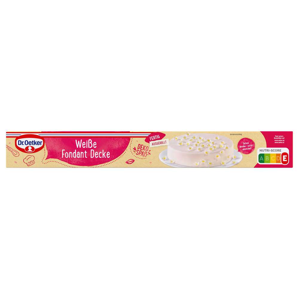 Produktabbildung Dr. Oetker Fondant-Decke, weiß