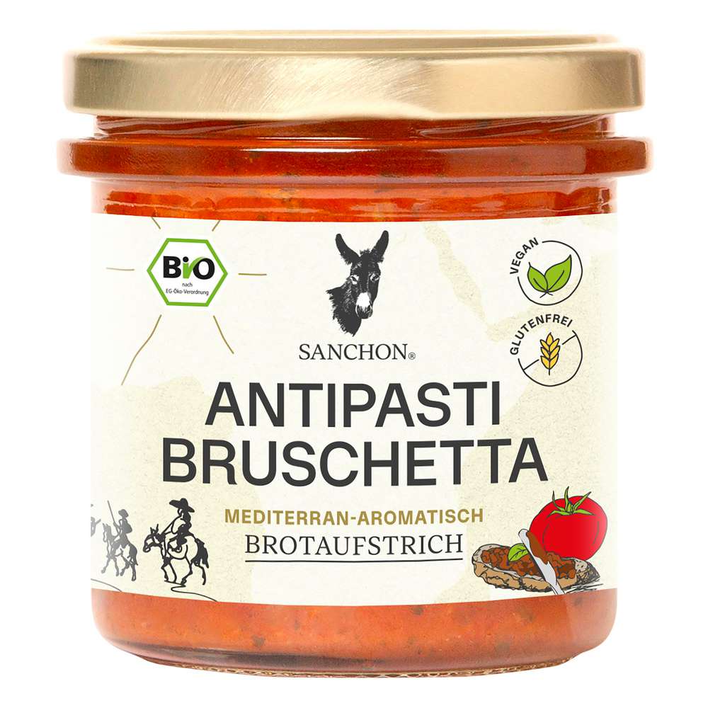Produktabbildung Sanchon Bio Brotaufstrich Antipasti Bruschetta
