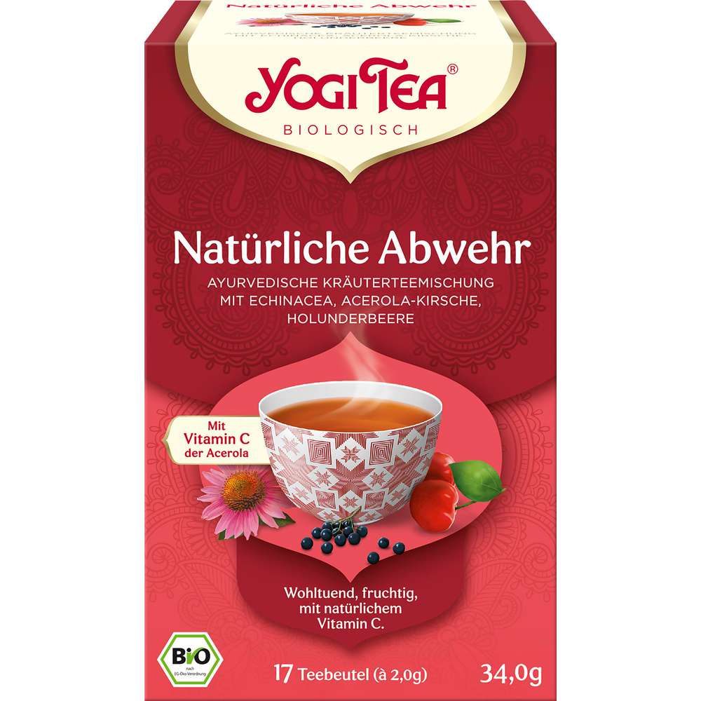 Produktabbildung Yogi Tea Bio Kräuter-Tee Natürliche Abwehr