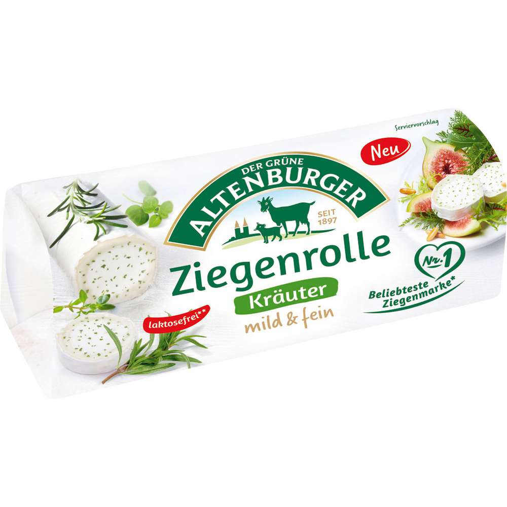 Produktabbildung Altenburger Ziegenrolle, Kräuter