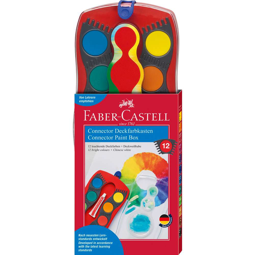 Produktabbildung Faber-Castell Farbkasten Connector, Deckfarben
