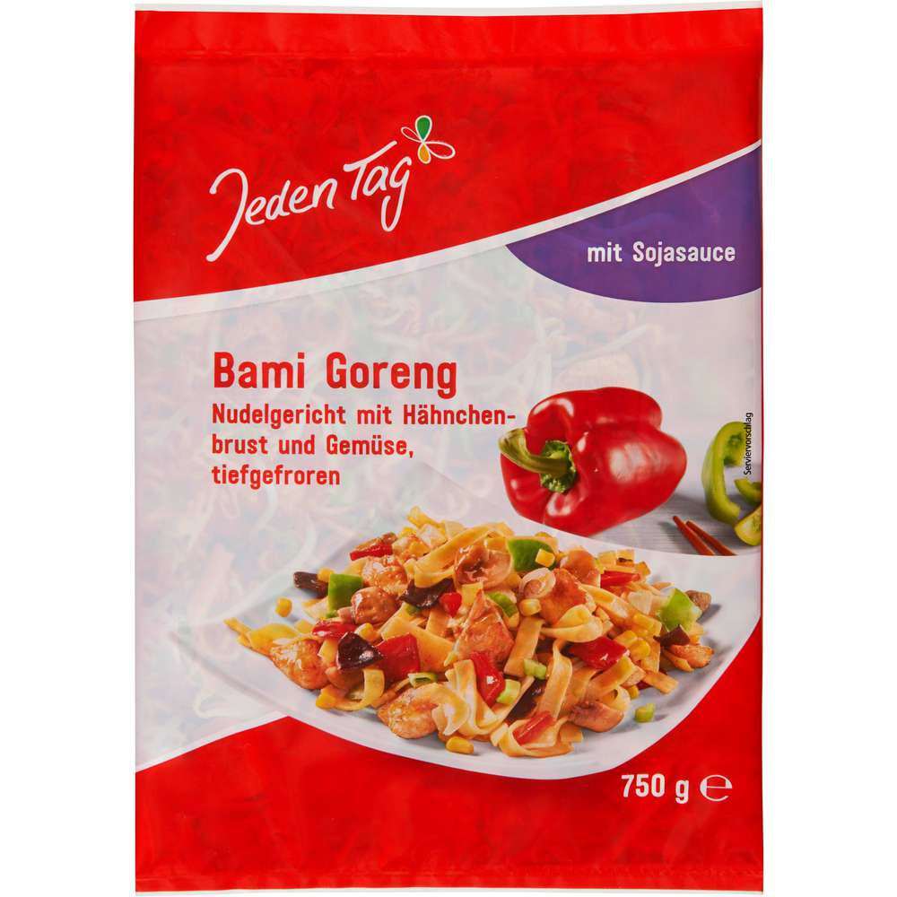 Produktabbildung Jeden Tag Bami Goreng, tiefgekühlt