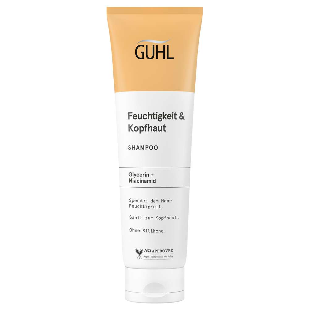 Produktabbildung Guhl Shampoo Feuchtigkeit & Kopfhaut, Glycerin/Niacinamid