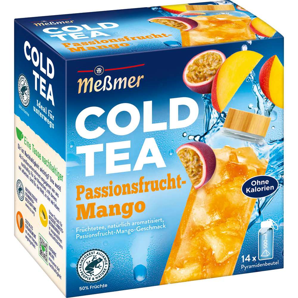 Produktabbildung Messmer Früchte-Tee ColdTea, Passionsfrucht-Mango