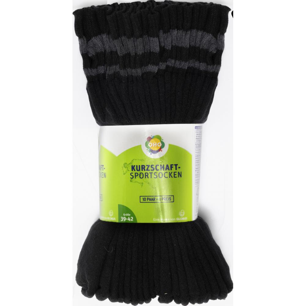 Produktabbildung keine Marke OHO Tennissocken, Kurzschaft- oder Sneaker-Socken, je 10er-Pack