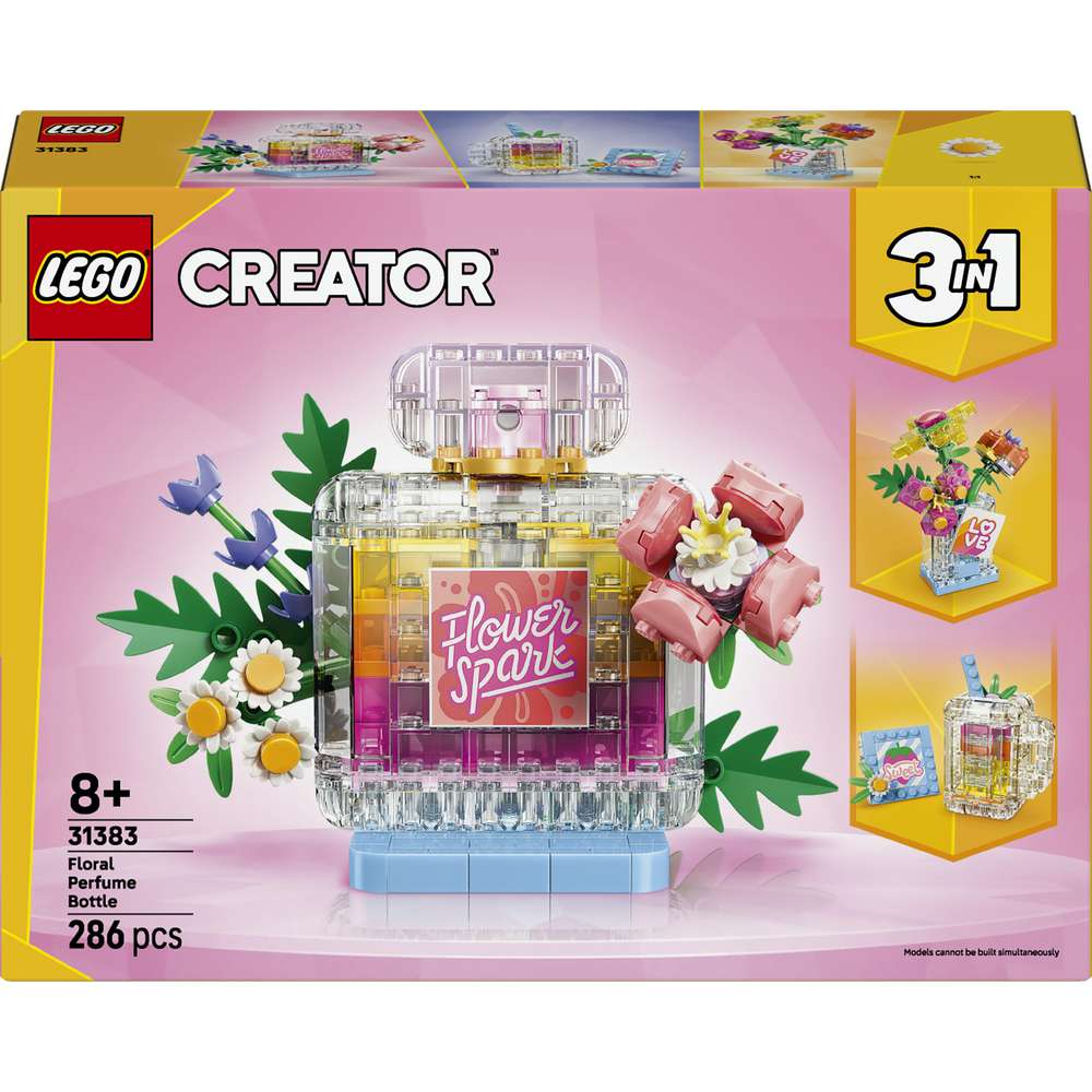 Produktabbildung Lego LEGO Creator 3-in-1-Set Parfümflasche mit Blumendeko 31383