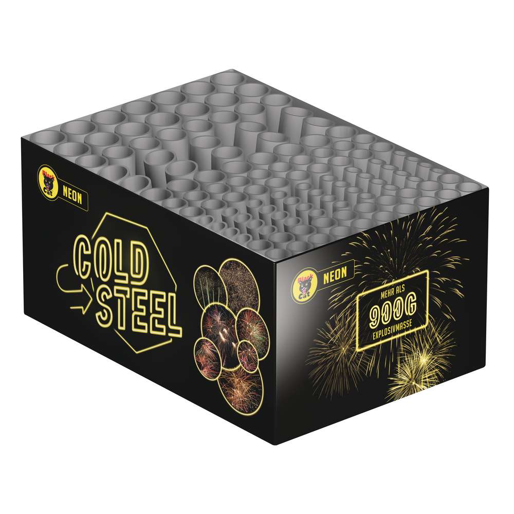 Produktabbildung Comet Feuerwerks-Batterie, Cold Steel - Black Cat