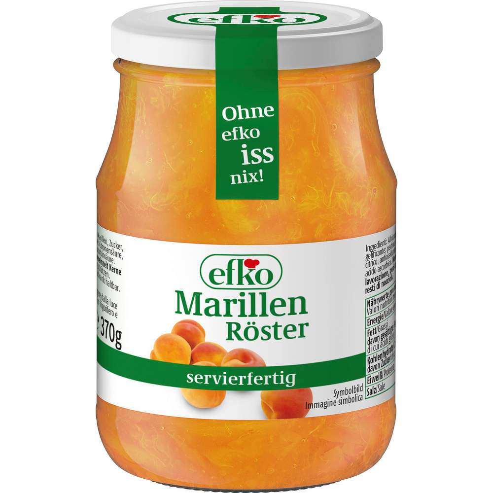 Produktabbildung efko Marillenröster