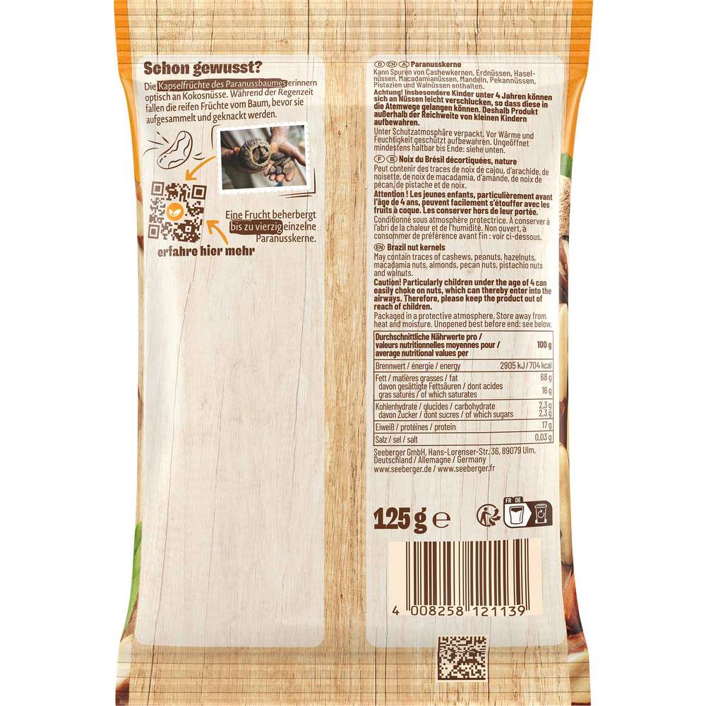 Produktabbildung Seeberger Paranusskerne