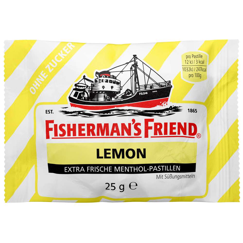 Produktabbildung Fisherman's Friend Lemon Pastillen, ohne Zucker