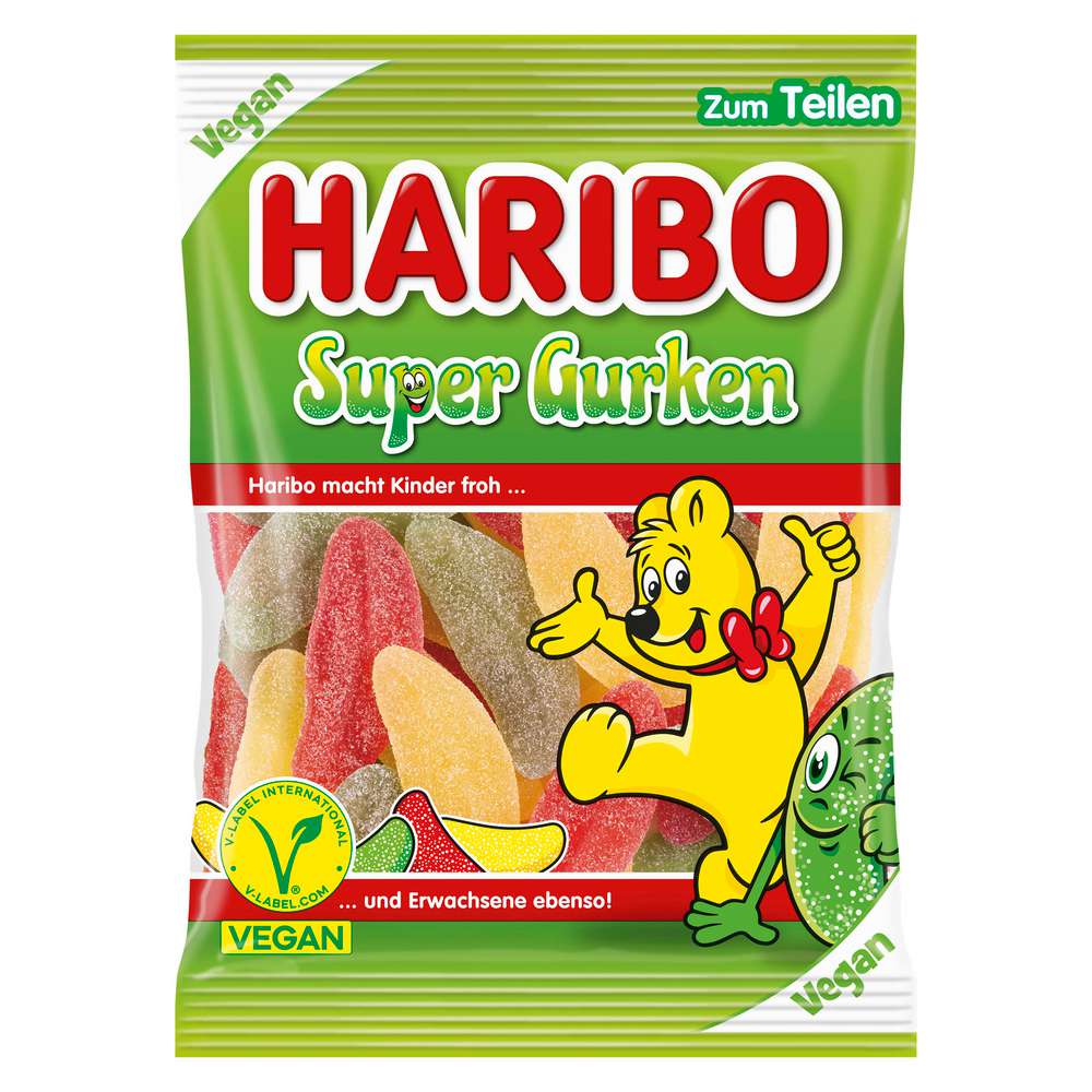 Produktabbildung Haribo Fruchtgummi Super Gurken