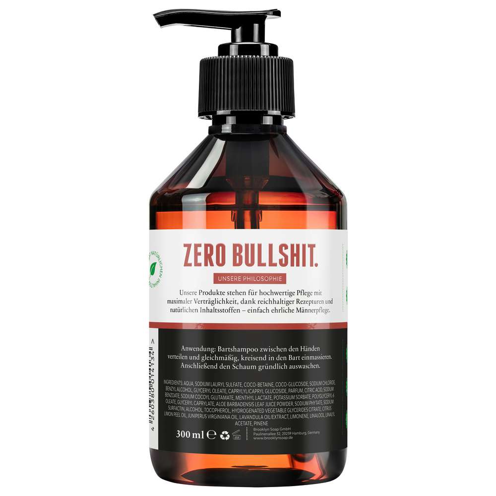 Produktabbildung Brooklyn Bartshampoo, Zedernholz & Wacholder
