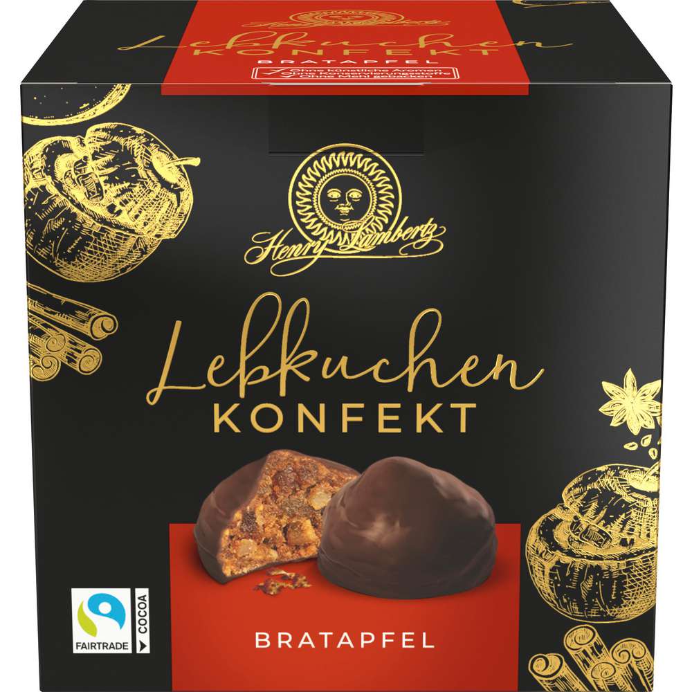 Produktabbildung Lambertz Lebkuchenkonfekt, Bratapfel