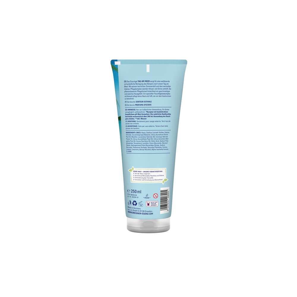 Produktabbildung Dresdner Essenz Duschgel Tag am Meer, Sommerduft