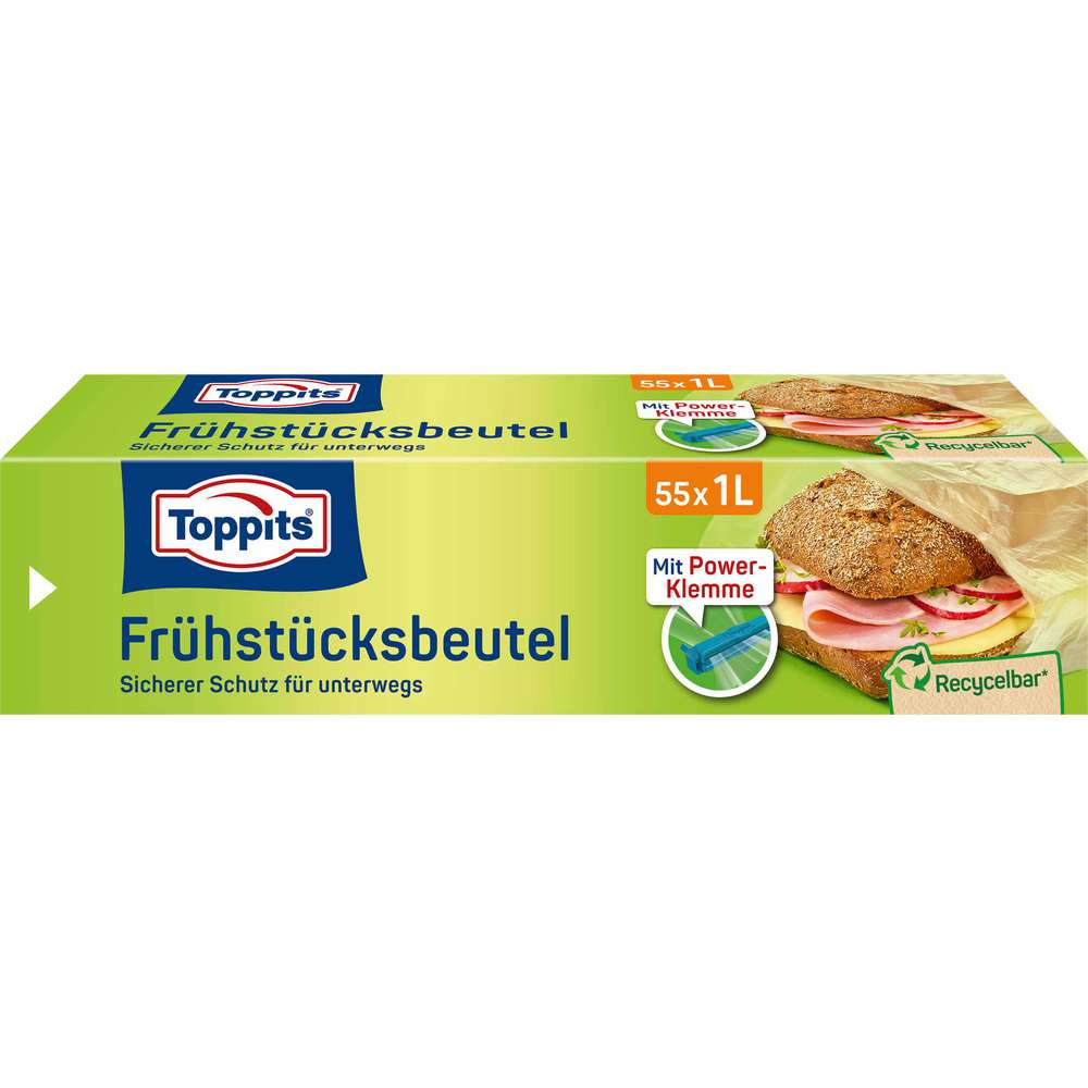 Produktabbildung Toppits Frühstücksbeutel, 1l