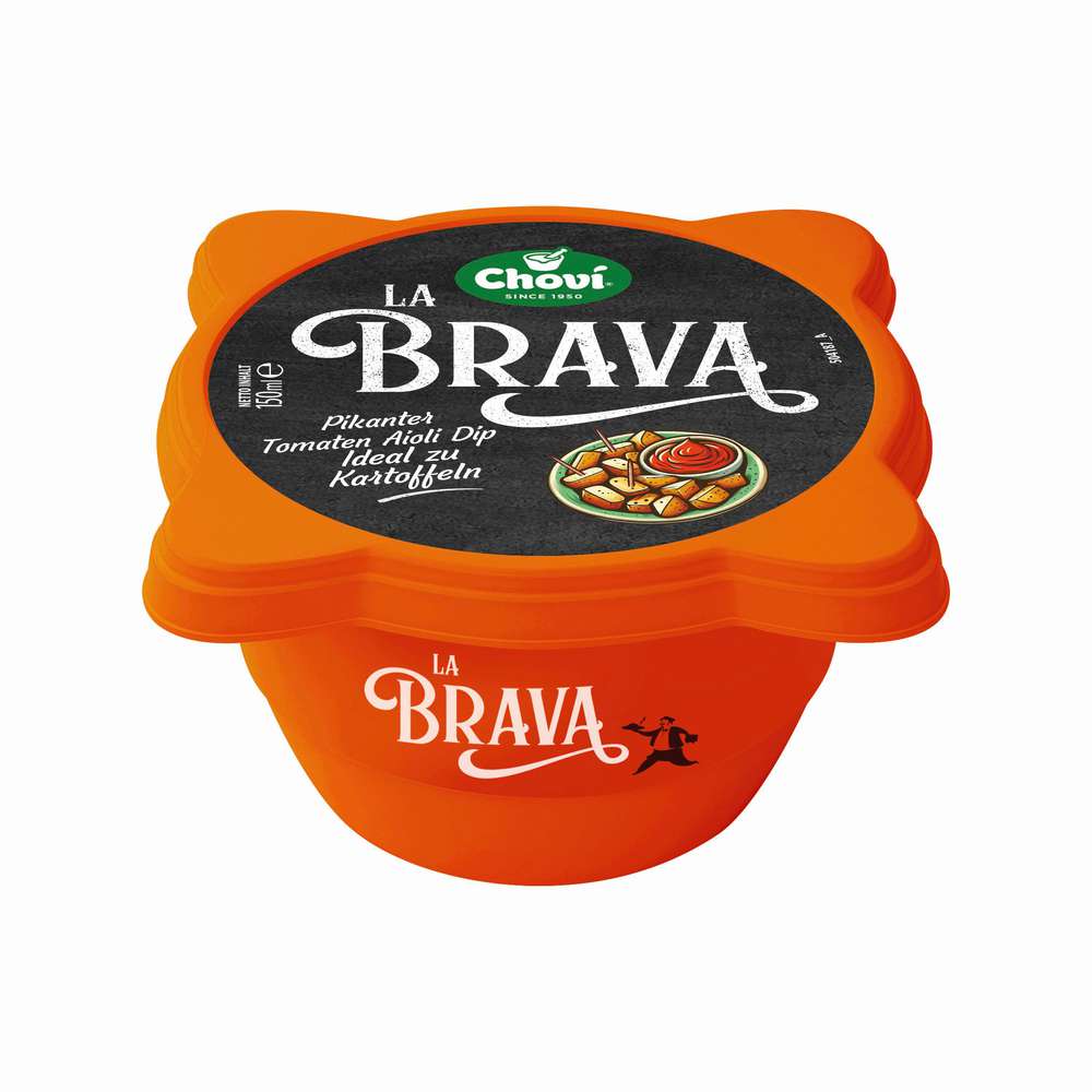 Produktabbildung Chovi Pikante Knoblauchcreme mit Tomate Salsa La Brava