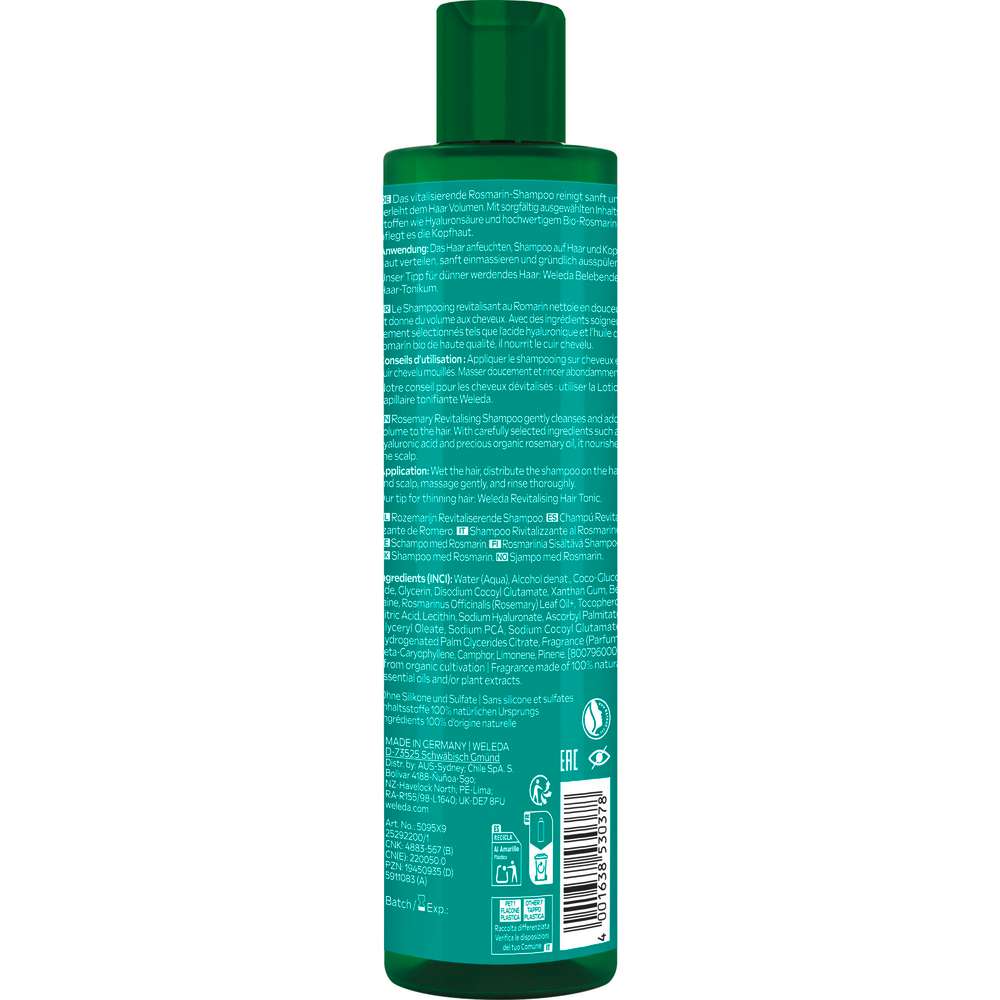 Produktabbildung Weleda Shampoo Revitalising, Rosmarin