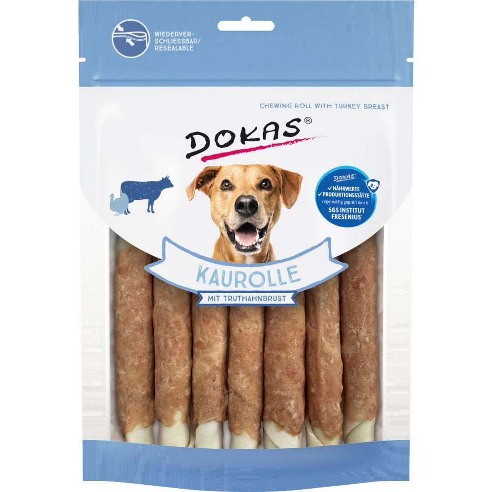 Produktabbildung Dokas Hunde-Snack, Kaurolle, Truthahn