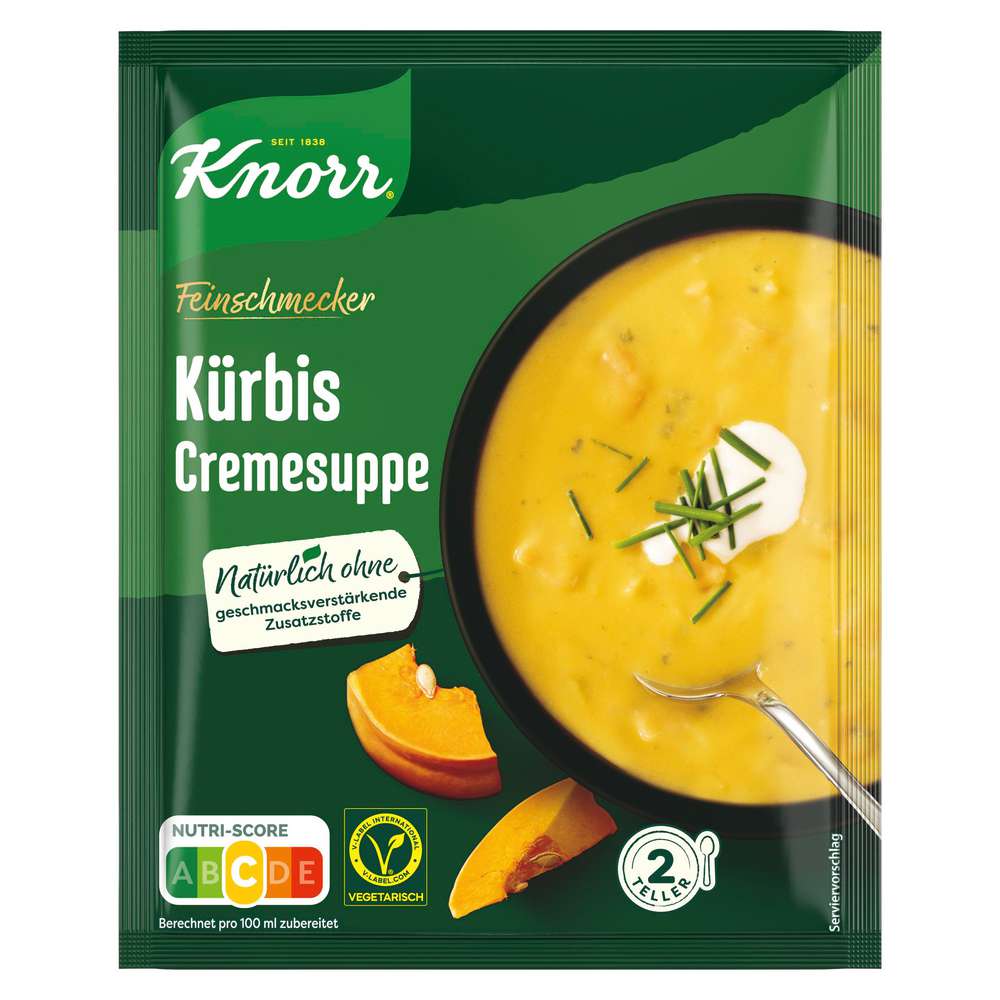 Produktabbildung Knorr Feinschmecker Kürbis-Cremesuppe