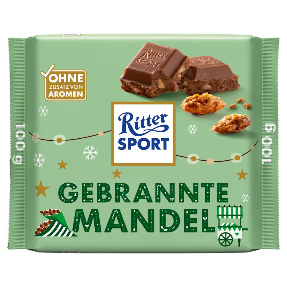 Produktabbildung Ritter Sport Tafelschokolade, Gebrannte Mandel
