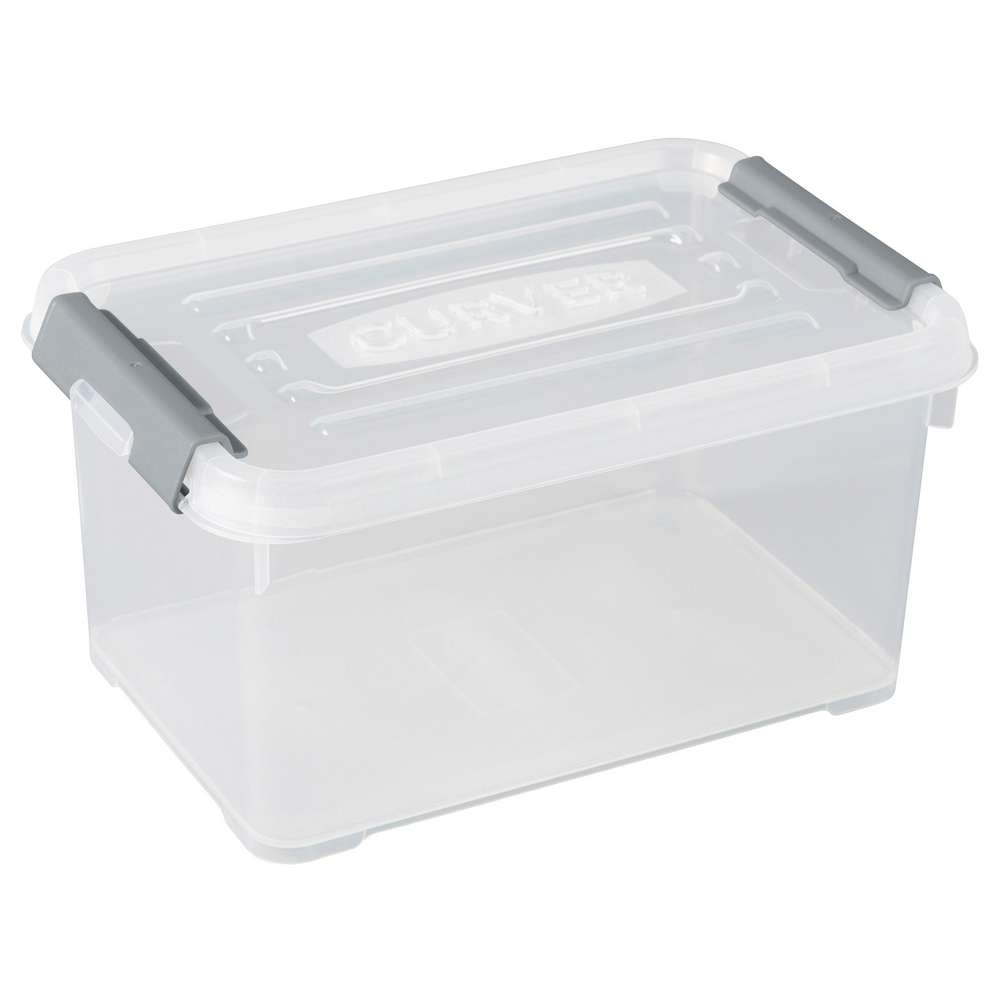 Produktabbildung keine Marke Box 6 l, transparent/silber