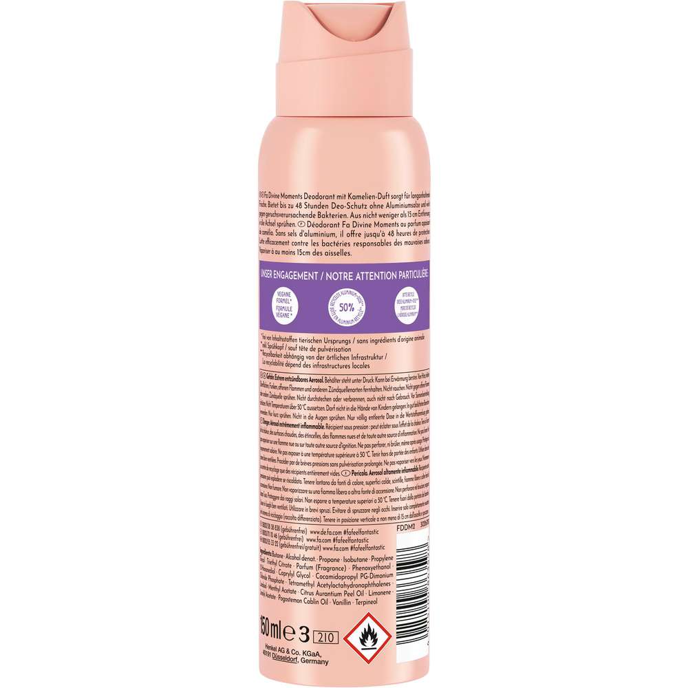 Produktabbildung Fa Deo Spray, Divine Moments